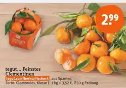 tegut Tegut... feinstes clementinen Angebot