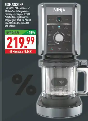 Marktkauf Ninja eismaschine nc502eu creami deluxe Angebot