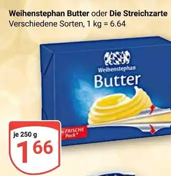 Globus Weihenstephan butter Angebot