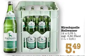 E-Center Hirschquelle heilwasser Angebot