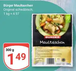 Globus Burger maultaschen Angebot