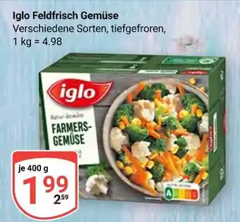 Globus Iglo feldfrisch gemüse Angebot