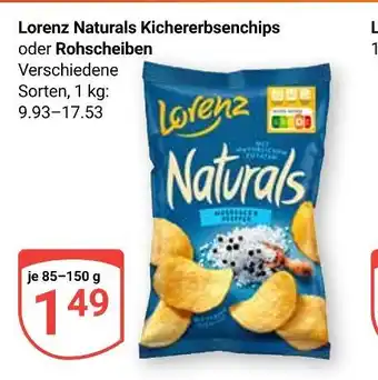 Globus Lorenz naturals kichererbsenchips Angebot