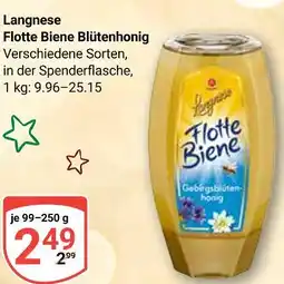 Globus Langnese flotte biene blütenhonig Angebot