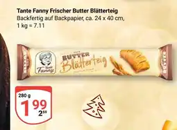 Globus Tante fanny frischer butter blätterteig Angebot