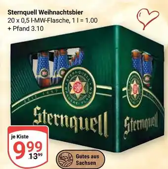 Globus Sternquell weihnachtsbier Angebot