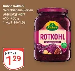 Globus Kühne rotkohl Angebot