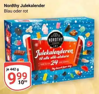 Globus Nordthy julekalender blau Angebot