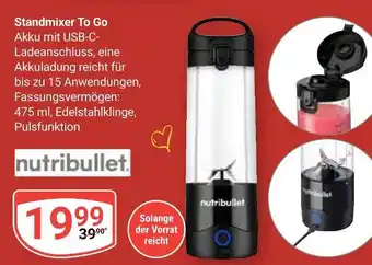 Globus Nutribullet standmixer to go Angebot