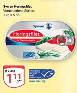 Globus Sywan heringsfilet Angebot