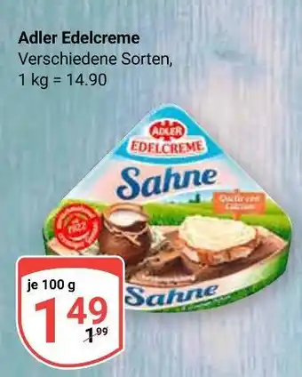 Globus Adler edelcreme sahne Angebot