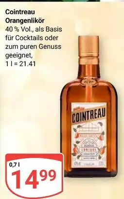 Globus Cointreau orangenlikör Angebot