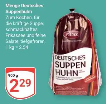 Globus Menge deutsches suppenhuhn Angebot