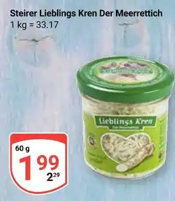 Globus Steirer lieblings kren der meerrettich Angebot