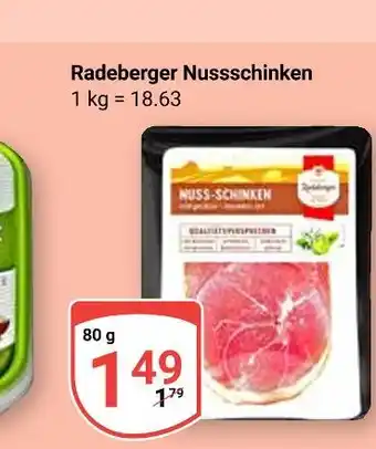 Globus Radeberger nussschinken Angebot
