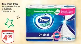 Globus Zewa wisch & weg original Angebot