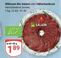 Globus Wiltmann bio salami Angebot