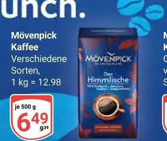 Globus Mövenpick kaffee Angebot