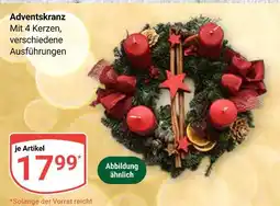 Globus Adventskranz Angebot