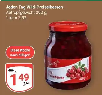 Globus Jeden tag wild-preiselbeeren Angebot