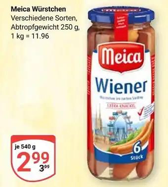 Globus Meica würstchen Angebot