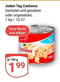 Globus Jeden tag cashews Angebot