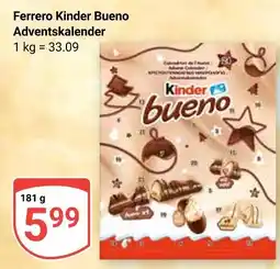 Globus Ferrero kinder bueno adventskalender Angebot