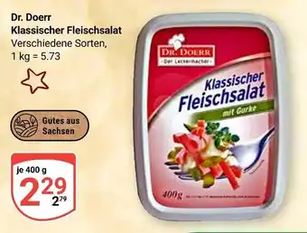 Globus Dr. doerr klassischer fleischsalat Angebot