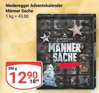 Globus Niederegger adventskalender männer sache Angebot