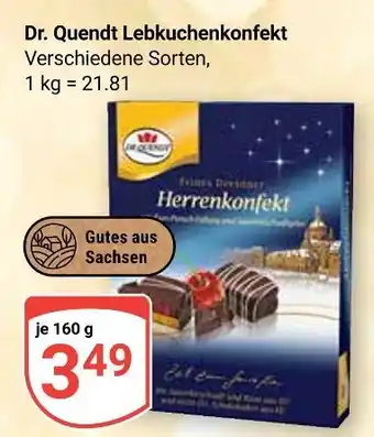 Globus Dr. quendt lebkuchenkonfekt Angebot