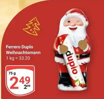Globus Ferrero duplo weihnachtsmann Angebot