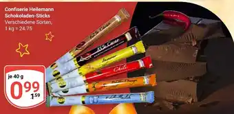 Globus Confiserie heilemann schokoladen-sticks Angebot