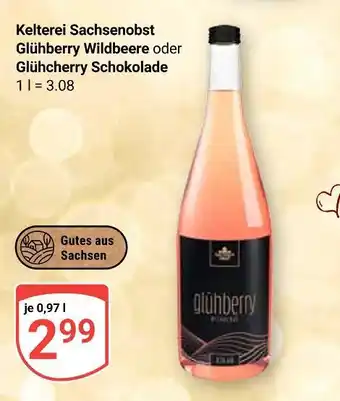 Globus Kelterei sachsenobst glühberry wildbeere Angebot