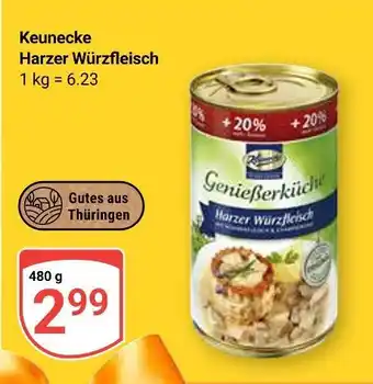 Globus Keunecke harzer würzfleisch Angebot