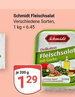 Globus Schmidt fleischsalat Angebot