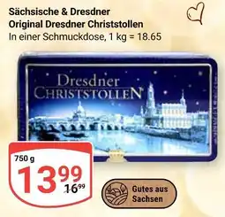 Globus Sächsische & dresdner original dresdner christstollen Angebot