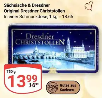 Globus Sächsische & dresdner original dresdner christstollen Angebot
