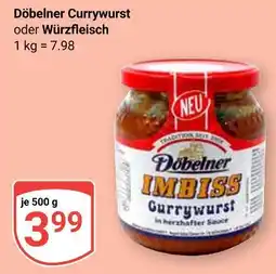 Globus Döbelner currywurst Angebot