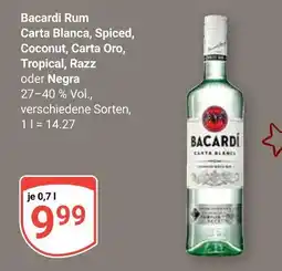 Globus Bacardi carta blanca Angebot