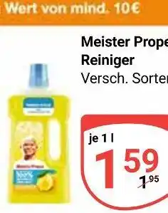 Globus Meister proper reiniger Angebot