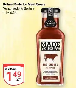 Globus Kühne made for meat sauce bbq smoked pepper Angebot