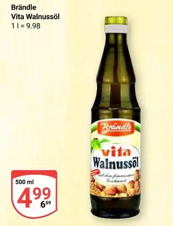 Globus Brändle vita walnussöl Angebot