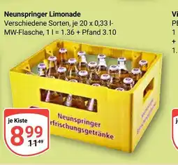 Globus Neunspringer limonade Angebot