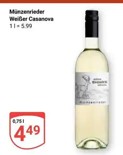 Globus Münzenrieder weißer casanova Angebot