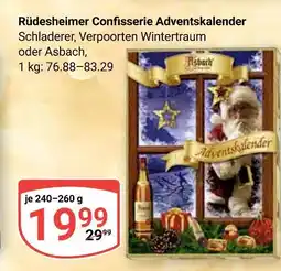 Globus Asbach rüdesheimer confisserie adventskalender Angebot