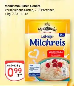 Globus Mondamin süßes gericht Angebot