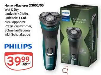 Globus Philips herren-rasierer x3002/00 Angebot