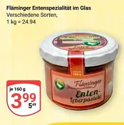 Globus Fläminger entenspezialität im glas Angebot