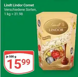 Globus Lindt lindor cornet Angebot
