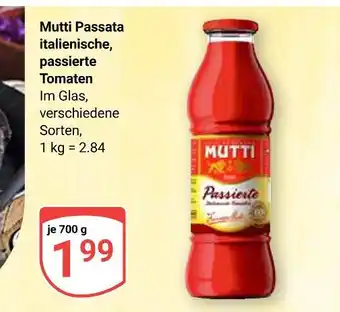Globus Mutti passata italienische, passierte tomaten Angebot